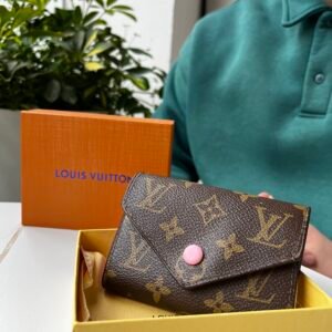Porte-monnaie LV Marron Rose