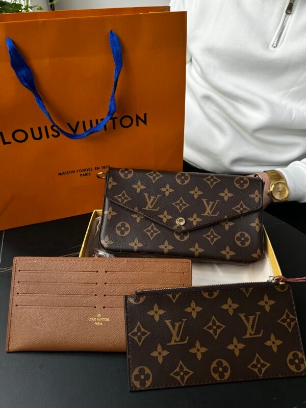 Sac LV Felicie Intérieur Marron