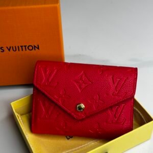 Porte-monnaie LV Rouge