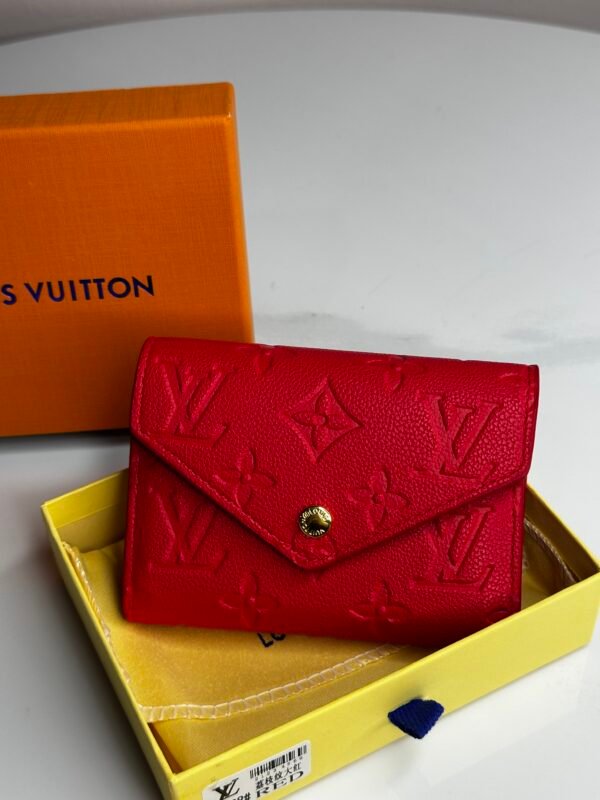Porte-monnaie LV Rouge