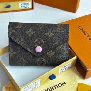 Porte-monnaie LV Marron Rose  2700DA