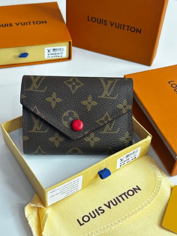 Porte-monnaie LV Marron Rouge  2700DA