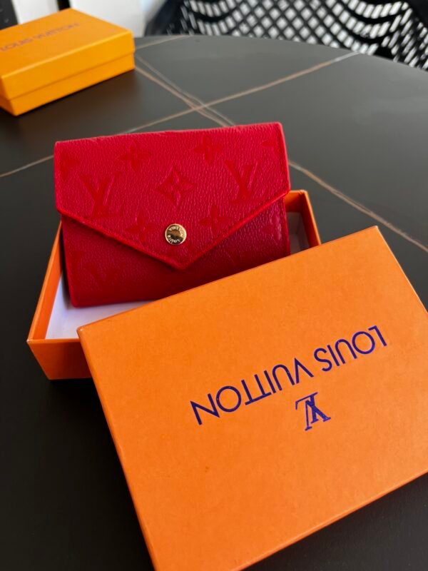 Porte-monnaie LV Rouge