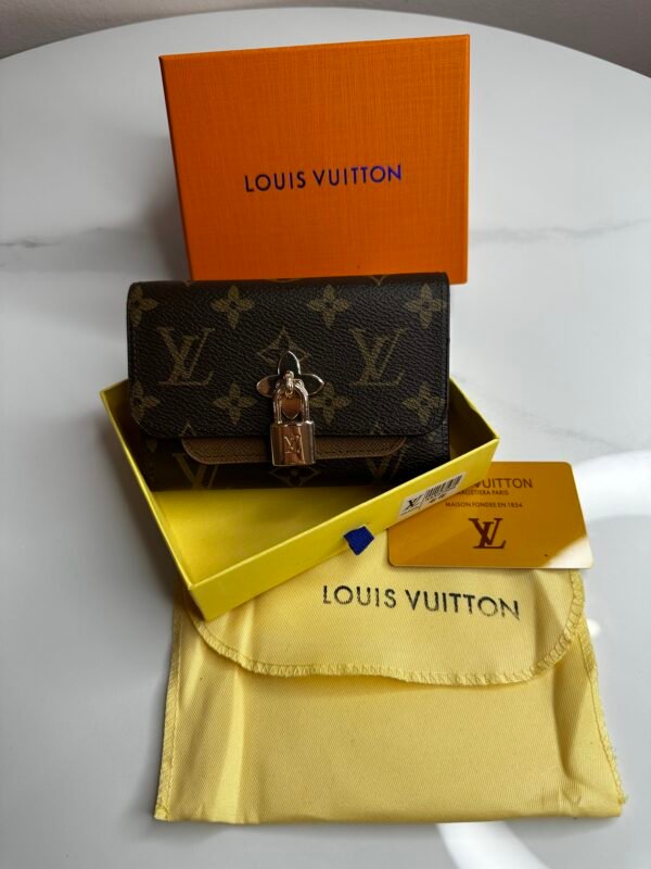 Porte-monnaie LV Cadenas Intérieur Marron