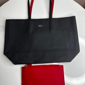 Sac Lacoste Double Face Noir / Rouge