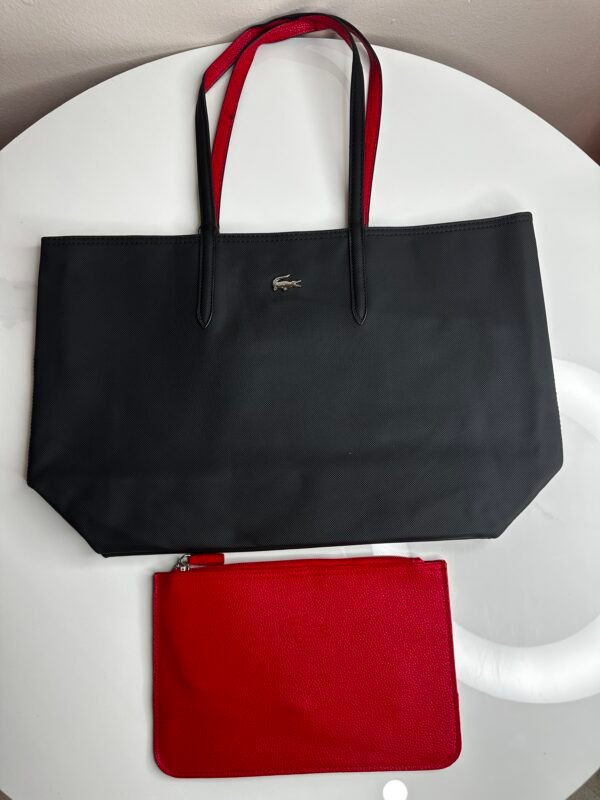 Sac Lacoste Double Face Noir / Rouge
