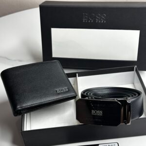 Pack Ceinture + Portfeuille Boss