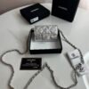 Mini Sac Chanel Full Argenté Caviar   4900 DA
