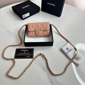 Mini Chanel Rose du Bois Caviar        4900 DA