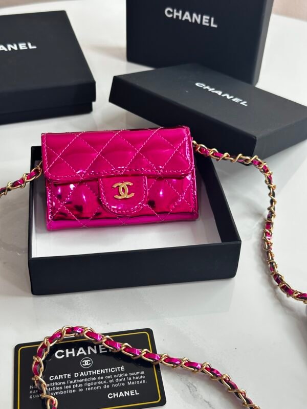 IMG_5963 Mini Sac Chanel Rose Glacé 4900 DA