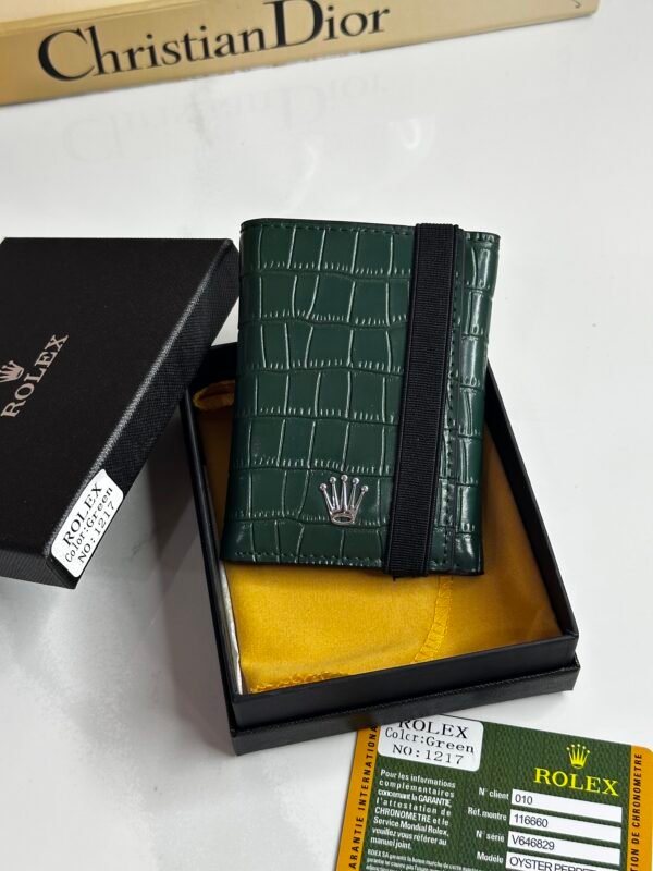 Rolex Croco Vert  Avec Boite