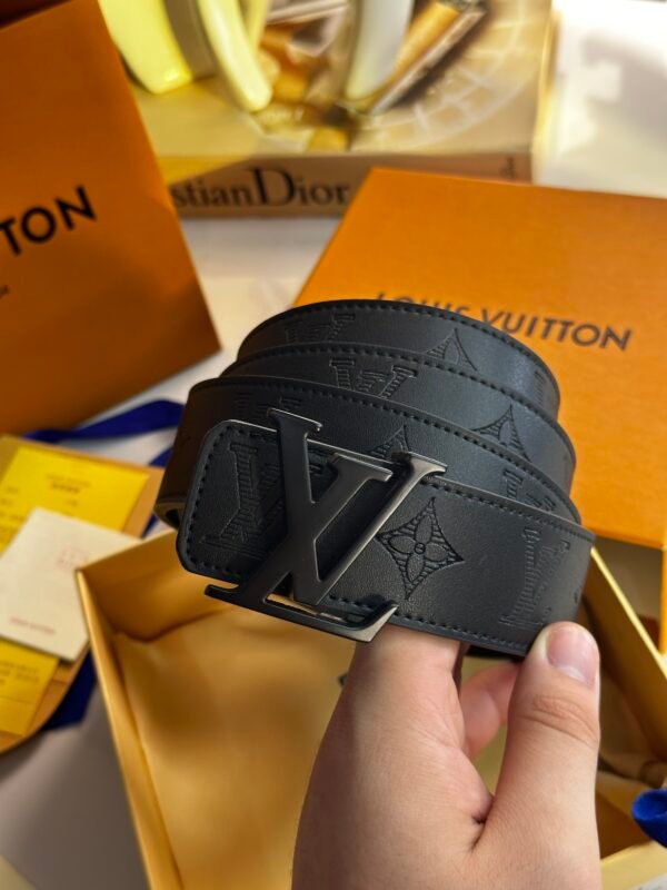 IMG_7795 Ceinture LV Black Black Avec Packaging